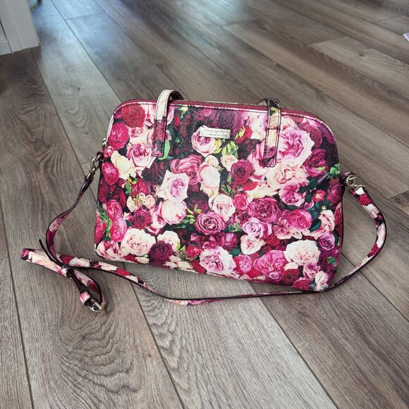 Kate Spade New York Grant Street Floral Rachel Satchel - Picture 1 of 10
